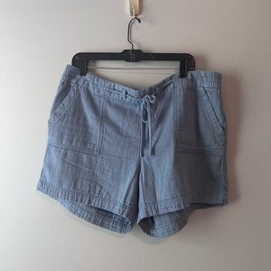 Old Navy Women's High Waist Shorts - Light Blue